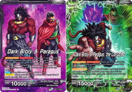 Dark Broly &amp; Paragus // Dark Broly &amp; Paragus, the Corrupted (BT11-122) [Vermilion Bloodline 2nd Edition] 