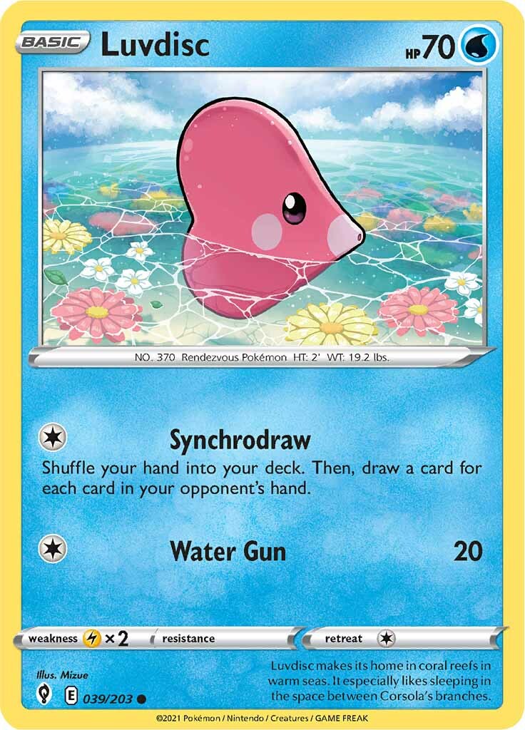Luvdisc (039/203) [Sword &amp; Shield: Evolving Skies] 