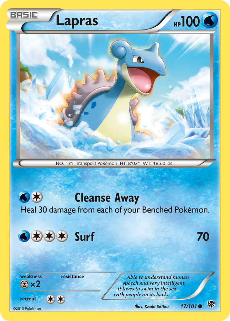 Lapras (17/101) [Black &amp; White: Plasma Blast] 
