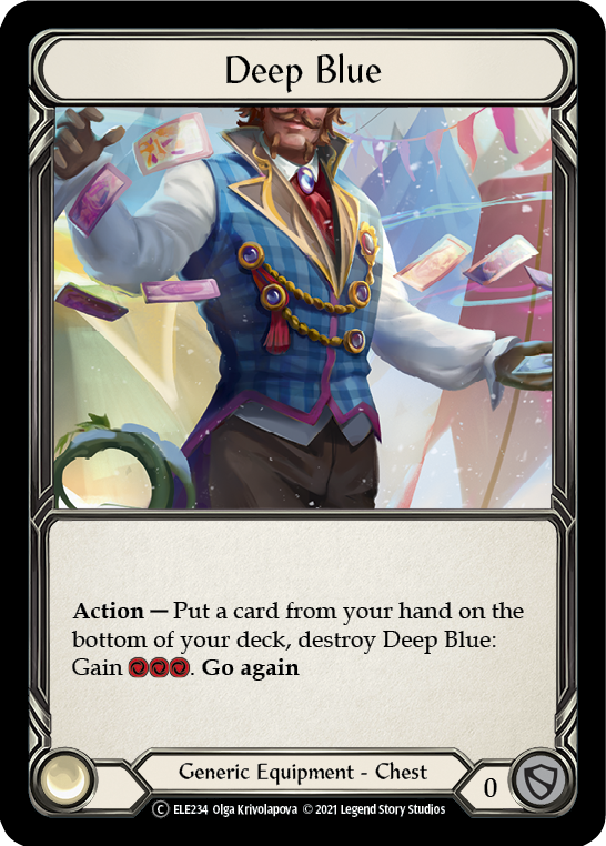 Deep Blue [U-ELE234] (Tales of Aria Unlimited) Unlimited Rainbow Foil 