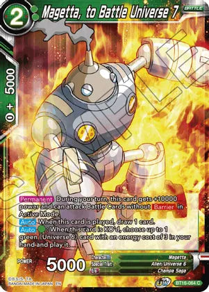Magetta, to Battle Universe 7 (BT16-064) [Realm of the Gods] 