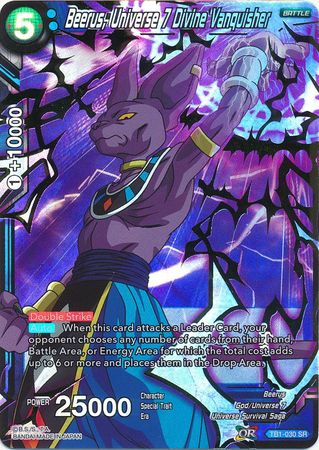 Beerus, Universe 7 Divine Vanquisher (TB1-030) [The Tournament of Power] 