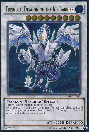 Trishula, Dragon of the Ice Barrier [AP08-EN001] Ultimate Rare 