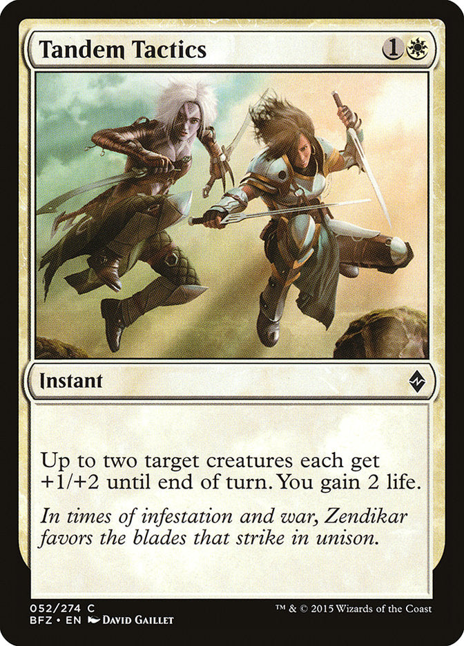 Tandem Tactics [Battle for Zendikar] 