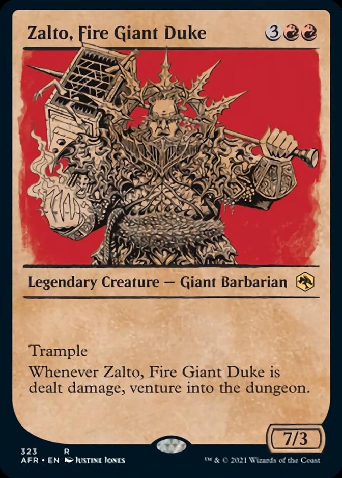 Zalto, Fire Giant Duke (Showcase) [Dungeons &amp; Dragons: Adventures in the Forgotten Realms] 