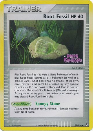 Root Fossil (93/110) (Stamped) [EX: Holon Phantoms] 