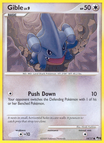 Gible (14/17) [POP Series 9] 