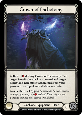 Crown of Dichotomy [ARC079-C] (Arcane Rising) 1st Edition Normal 