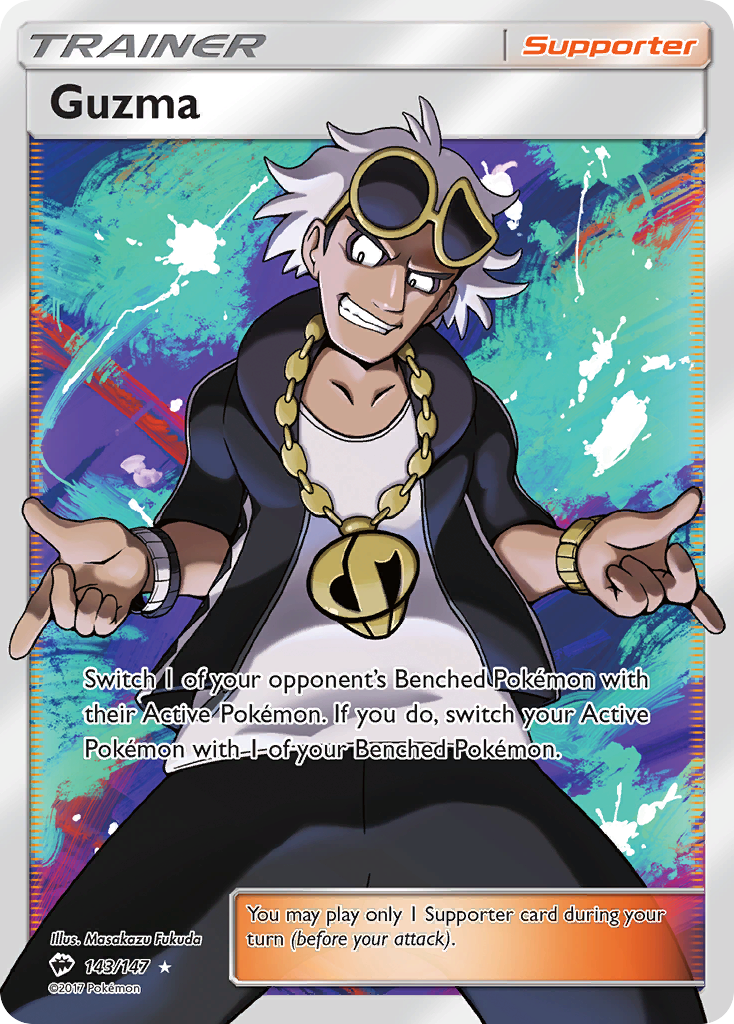 Guzma (143/147) [Sun &amp; Moon: Burning Shadows] 
