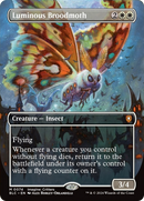 Luminous Broodmoth (Borderless) [Bloomburrow Commander] 