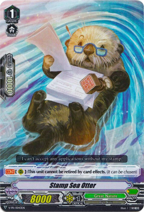 Stamp Sea Otter (V-PR/0043EN) [V Promo Cards]