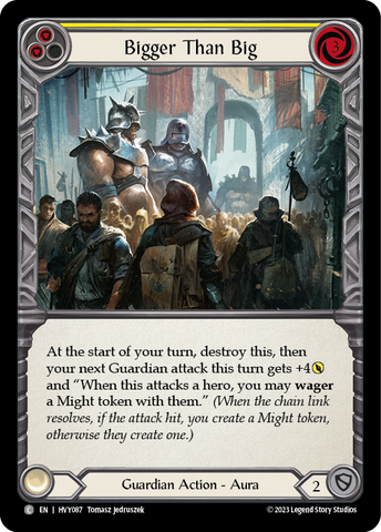 Bigger Than Big (Yellow) [HVY087] (Heavy Hitters) Rainbow Foil 