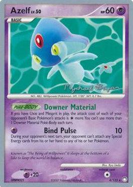 Azelf LV.50 (4/123) (Happy Luck - Mychael Bryan) [World Championships 2010] 