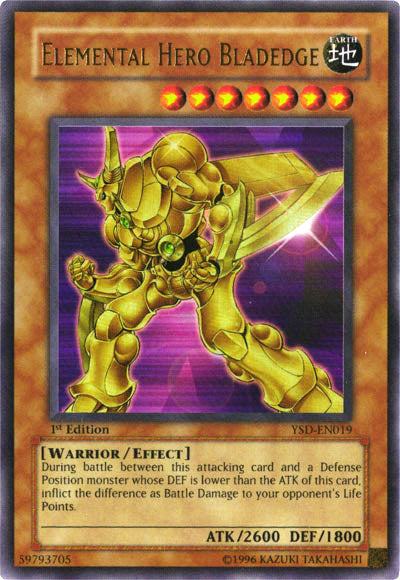 Elemental Hero Bladedge [YSD-EN019] Ultra Rare 