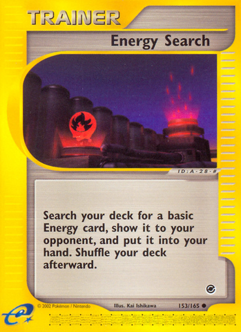 Energy Search (153/165) [Expedition: Base Set] 