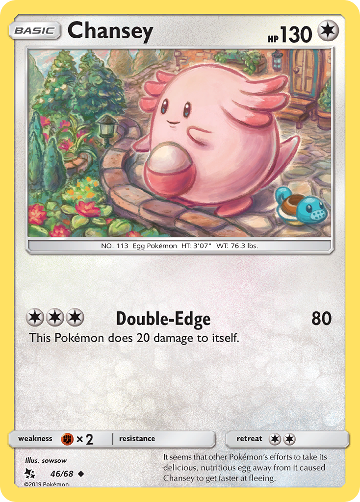 Chansey (46/68) [Sun &amp; Moon: Hidden Fates] 