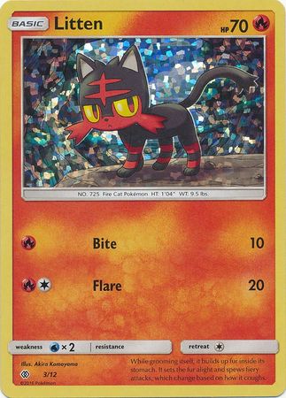 Litten (3/12) [McDonald's Promos: 2017 Collection] 