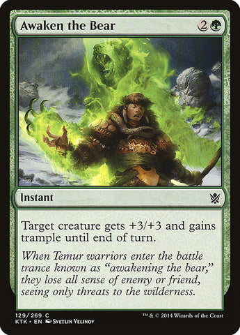 Awaken the Bear [Khans of Tarkir] 
