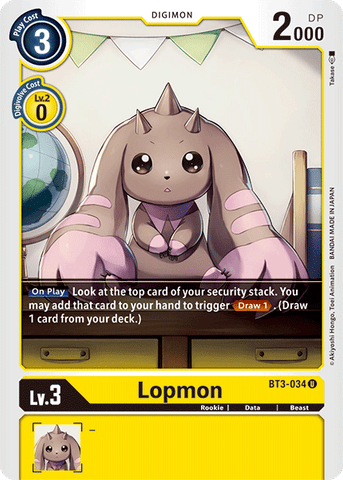 Lopmon [BT3-034] [Release Special Booster Ver.1.5] 