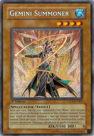 Gemini Summoner [TAEV-EN000] Secret Rare 