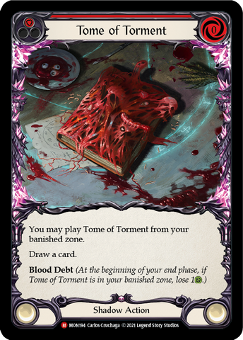 Tome of Torment [MON194-RF] (Monarch) 1st Edition Rainbow Foil 