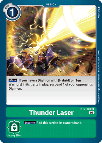 Thunder Laser [BT7-101] [Next Adventure] 