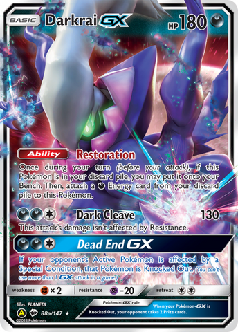 Darkrai GX (88a/147) [Alternate Art Promos] 