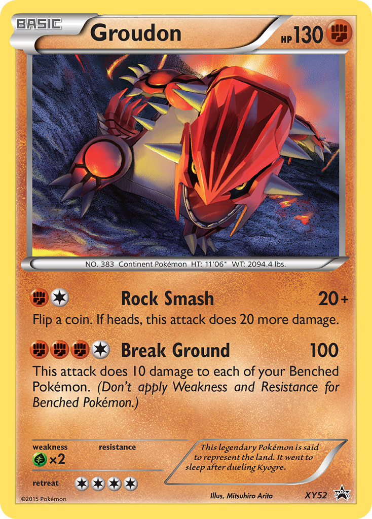 Groudon (XY52) [XY: Black Star Promos] 