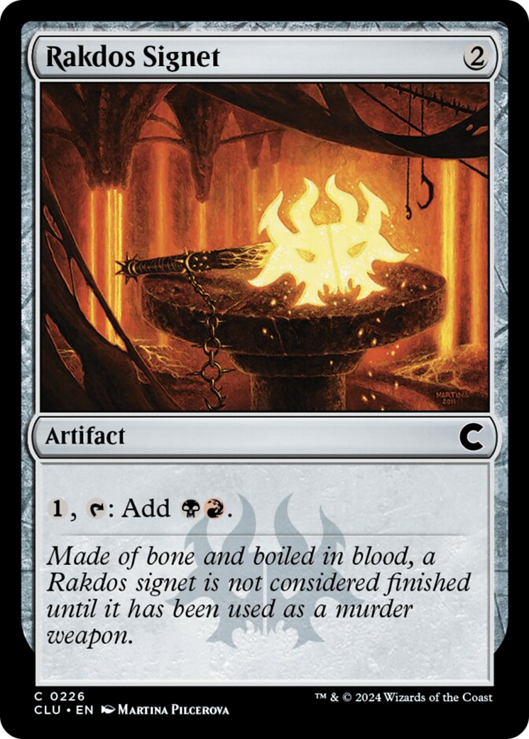 Rakdos Signet [Ravnica: Clue Edition]