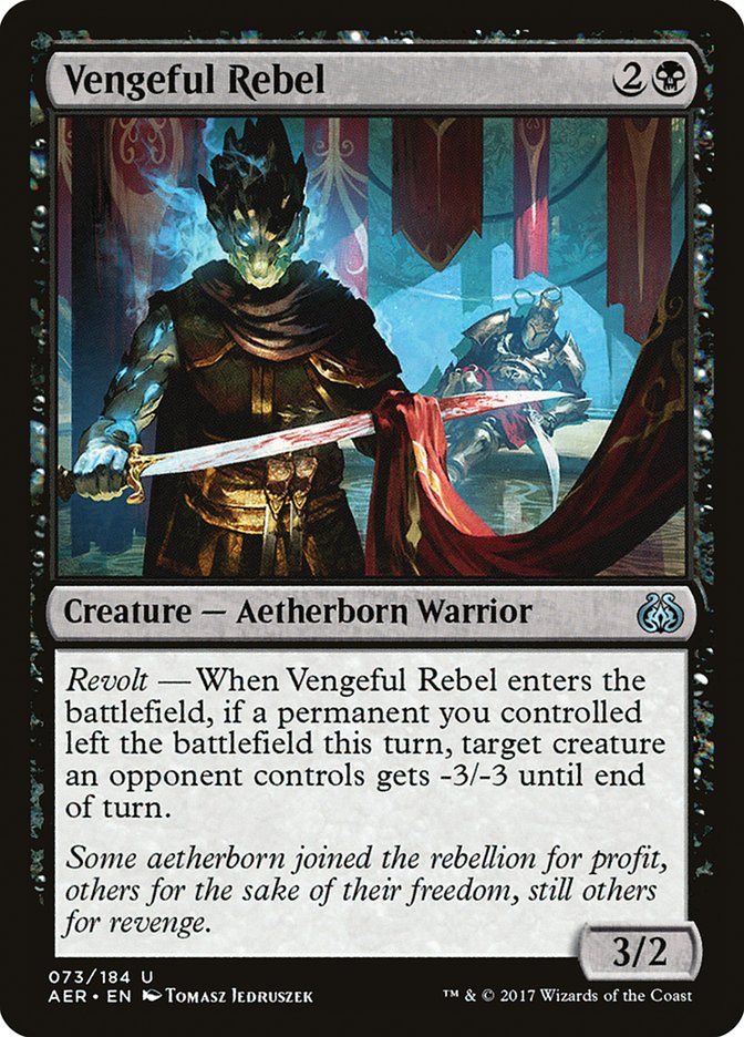 Vengeful Rebel [Aether Revolt] 