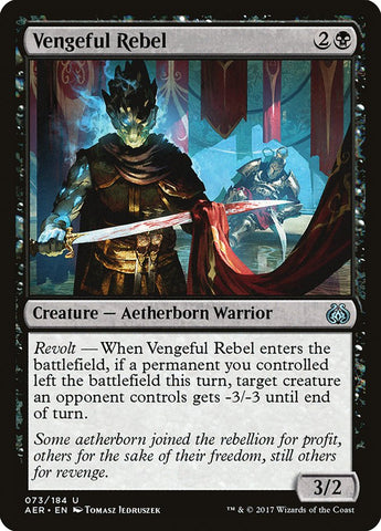 Vengeful Rebel [Aether Revolt] 