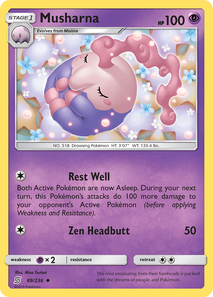 Musharna (89/236) [Sun &amp; Moon: Unified Minds] 