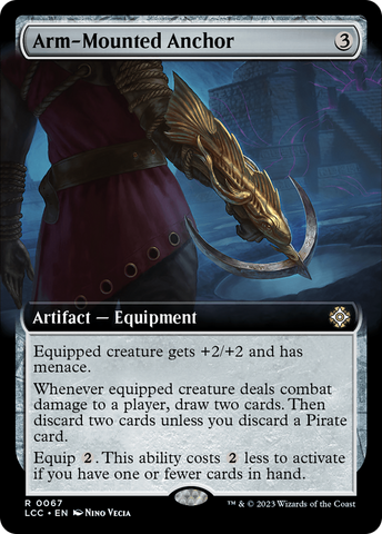 Arm-Mounted Anchor (Extended Art) [The Lost Caverns of Ixalan Commander] 