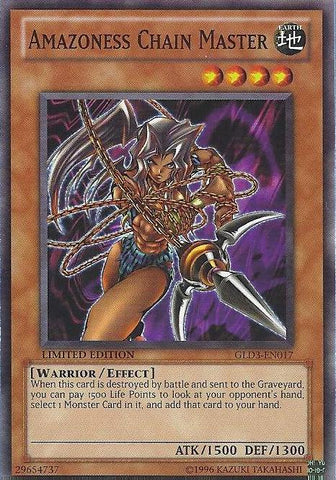 Amazoness Chain Master [GLD3-EN017] Common 