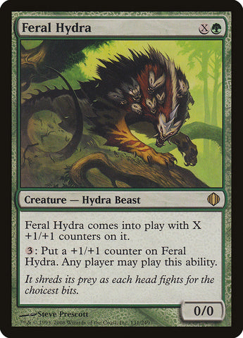 Feral Hydra [Shards of Alara] 
