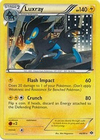 Luxray (46/99) (Theme Deck Exclusive) [Black &amp; White: Next Destinies] 
