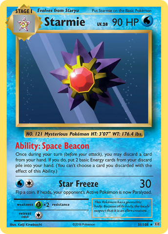 Starmie (31/108) [XY: Evolutions] 