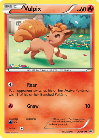 Vulpix (20/160) [XY: Primal Clash] 