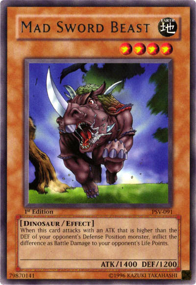 Mad Sword Beast [PSV-091] Rare 
