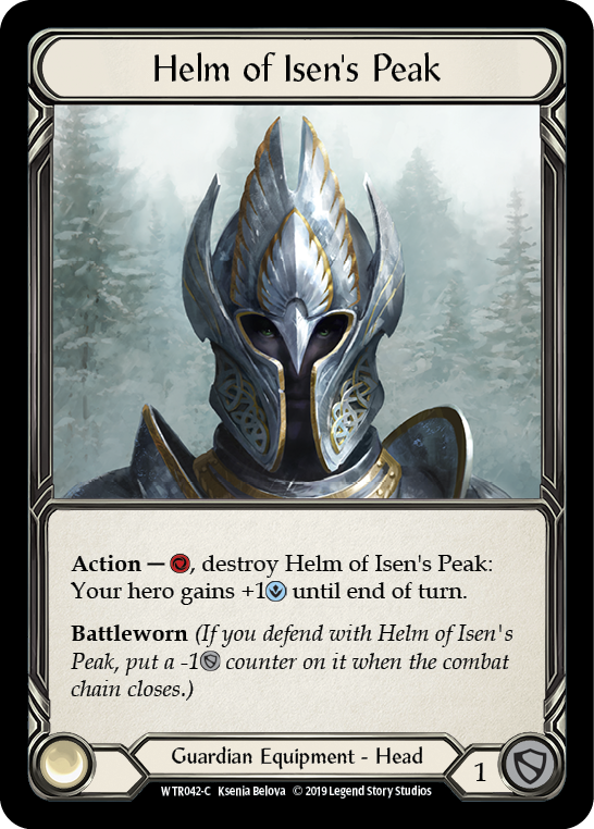 Helm of Isen's Peak [WTR042-C] (Welcome to Rathe) Alpha Print Cold Foil 