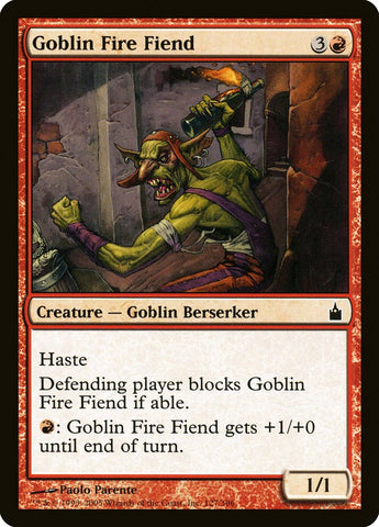 Goblin Fire Fiend [Ravnica: City of Guilds] 