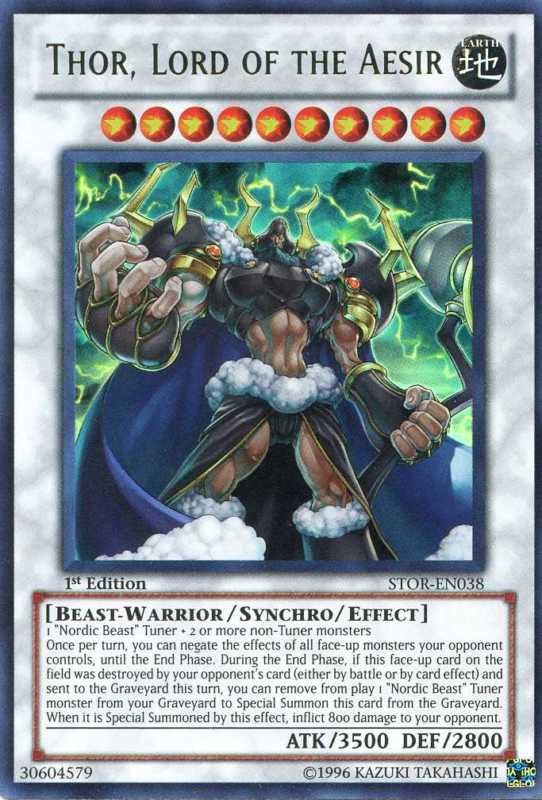 Thor, Lord of the Aesir [STOR-EN038] Ultra Rare 