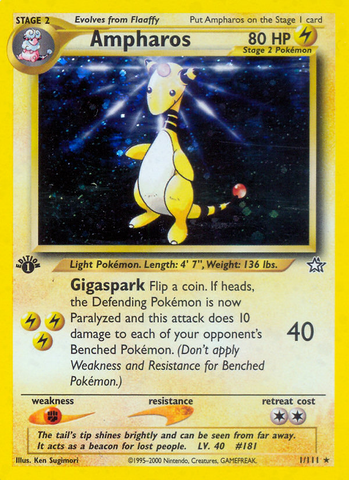 Ampharos (1/111) [Neo Genesis 1st Edition] 