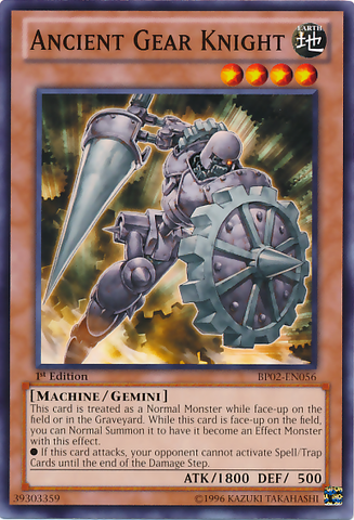 Ancient Gear Knight [BP02-EN056] Common 