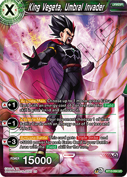 King Vegeta, Umbral Invader (Uncommon) (BT13-064) [Supreme Rivalry] 