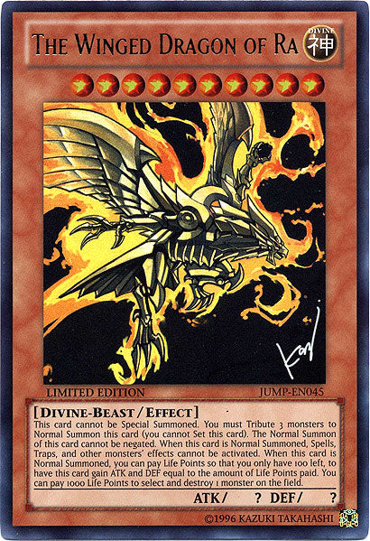 The Winged Dragon of Ra [JUMP-EN045] Ultra Rare 