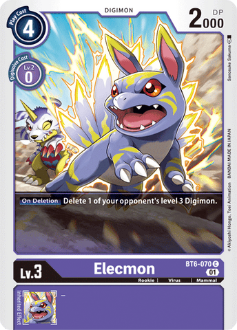 Elecmon [BT6-070] [Double Diamond] 