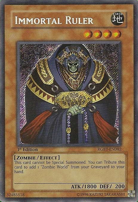Immortal Ruler [RGBT-EN082] Secret Rare 