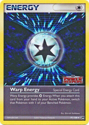 Warp Energy (91/108) (Stamped) [EX: Power Keepers] 