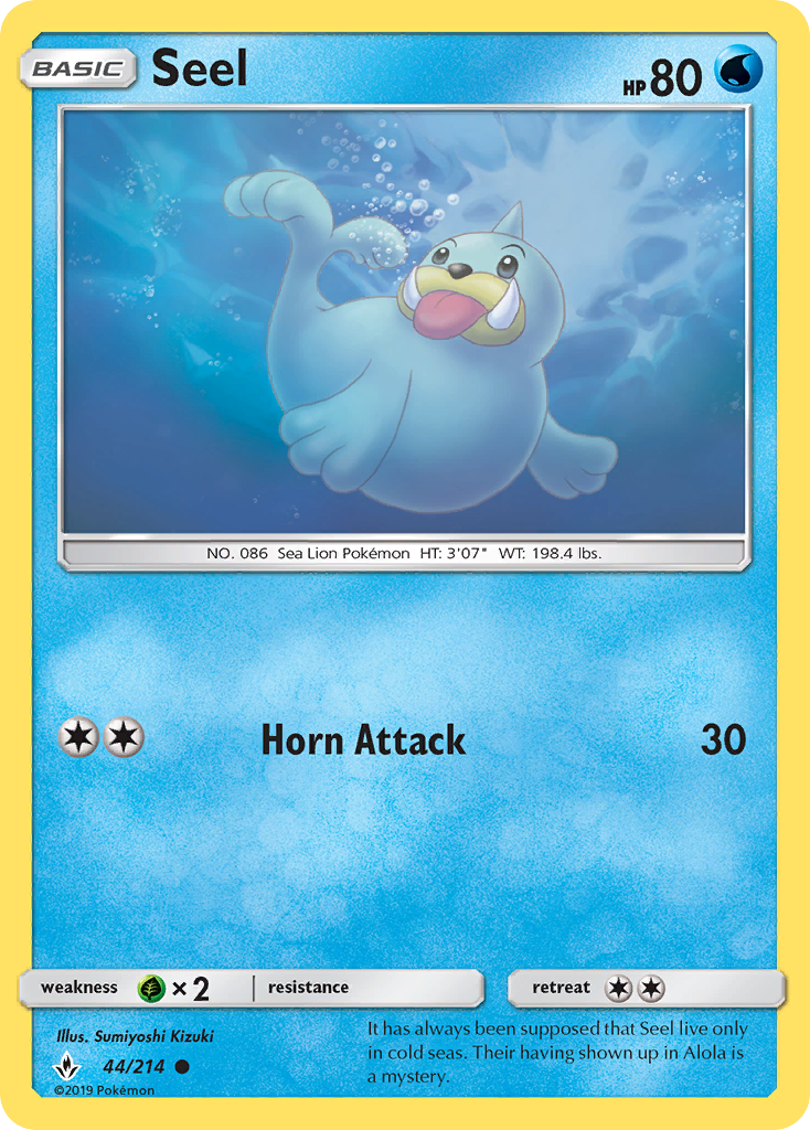 Seel (44/214) [Sun &amp; Moon: Unbroken Bonds] 